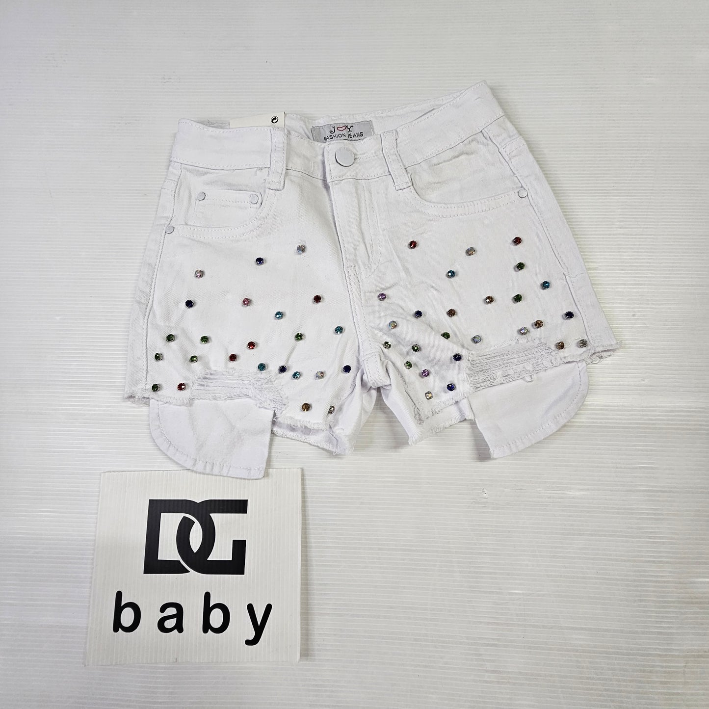 pantaloncino jeans STRASS COLORATI