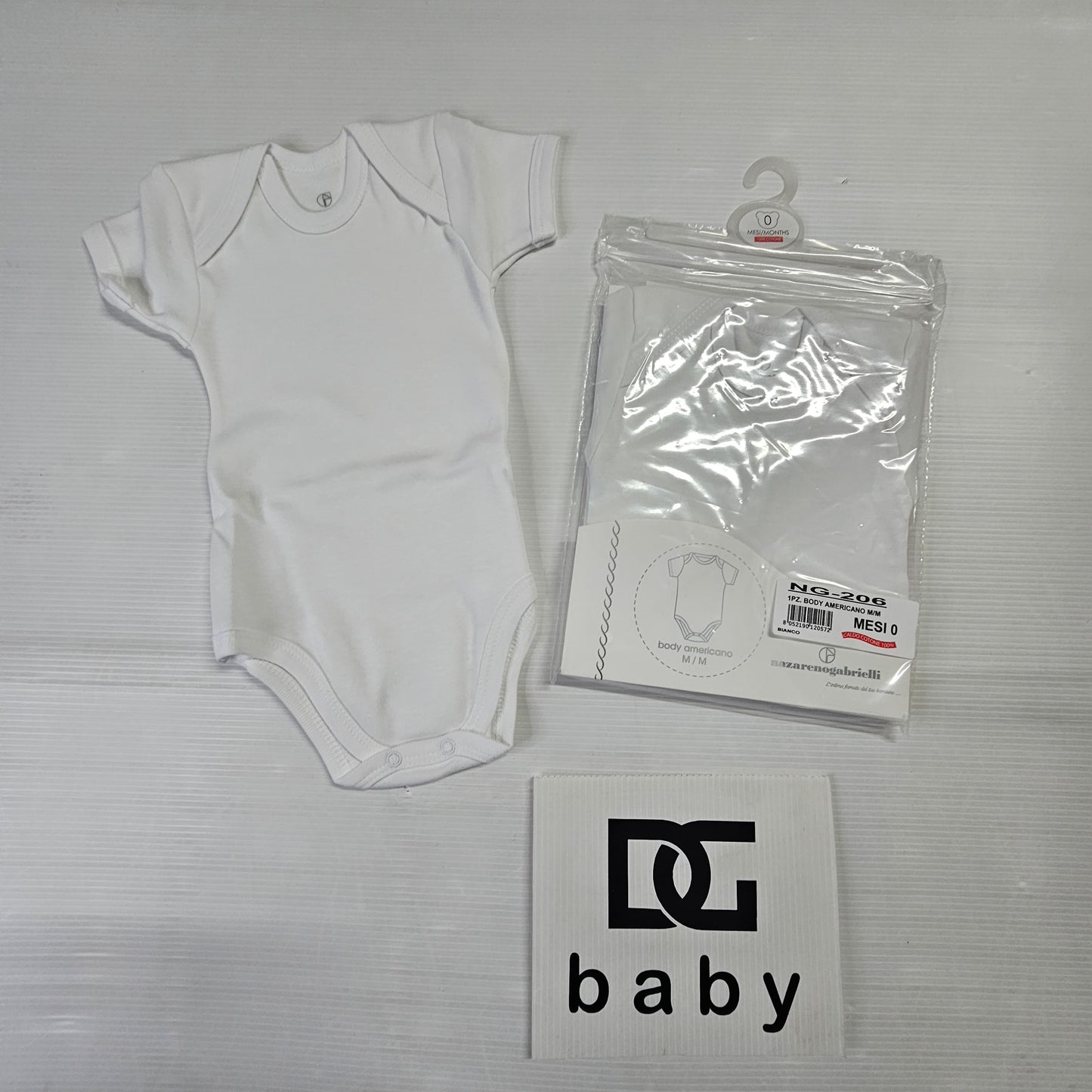 body bianco 206 caldo cotone