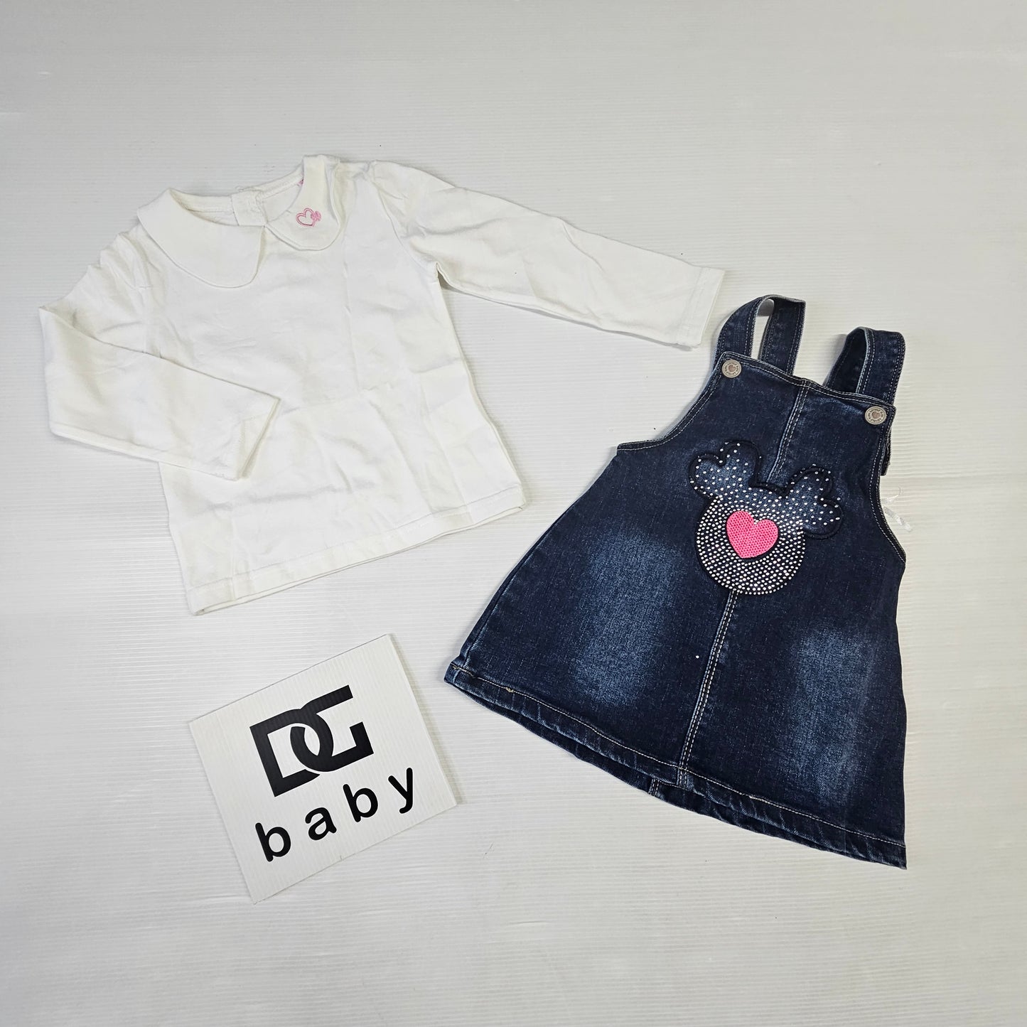salopette neonata CUORE LOVE